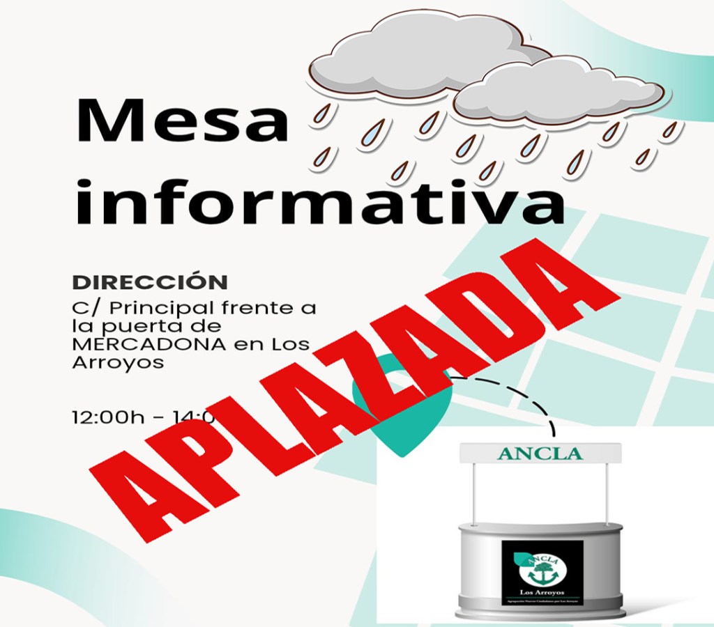 Aplazamiento Mesa Informativa